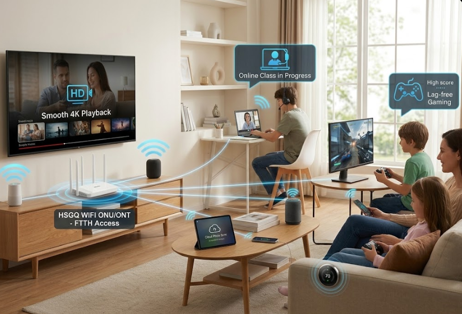 FTTH para hogar inteligente